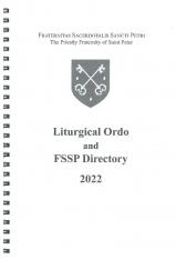 Priestly Fraternity of St. Peter's 2022 Liturgical Ordo & FSSP Directory
